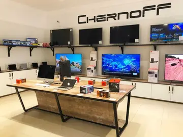 Торгове обладнання для магазину цифрової техніки CHERNOFF від AVANGARD